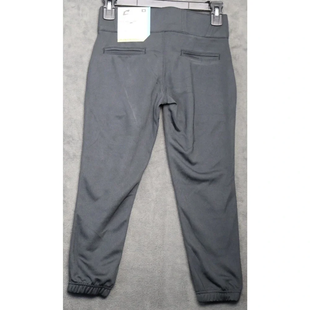 CHAMPRO Girls Fastpitch Softball Pants Black Youth medium